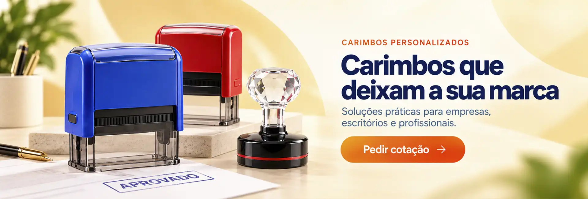 Banner Carimbos personalizados