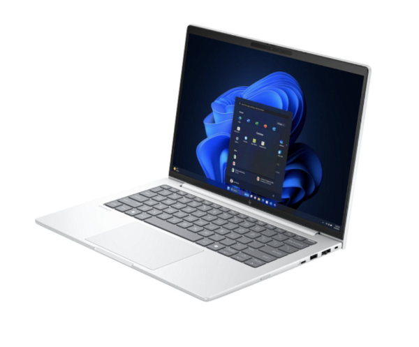 Computador portátil HP 840 G1I A37KFET em vista lateral com ecrã Windows 11