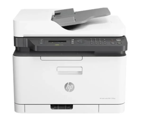 Impressora multifuncional HP Color Laser 179fnw 4ZB97A com alimentador automático de documentos ADF