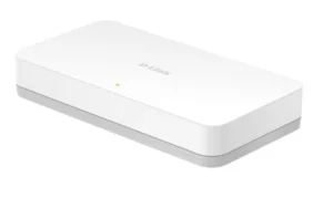 Switch D-Link DGS-1008A 8 Portas Gigabit vista angular