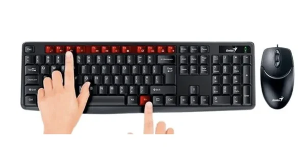 Teclas de função do Teclado Genius KM-170