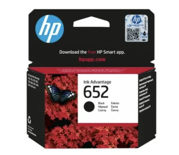 Tinteiro Original HP 652 Preto F6V25AE 360 páginas