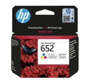 Tinteiro Original HP 652 Tricolor F6V24AE 200 páginas