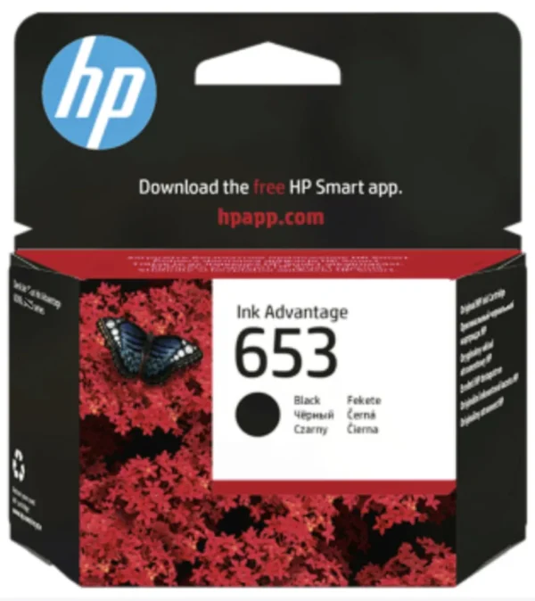 Tinteiro Original HP 653 Preto 3YM75AE 360 páginas