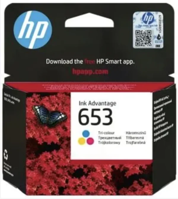 Tinteiro Original HP 653 Tricolor 3YM74AE 200 páginas