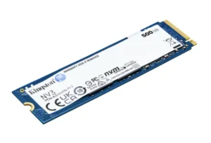 SD Kingston NV3 500GB M.2 NVMe PCIe 4.0 SNV3S/500G vista angular
