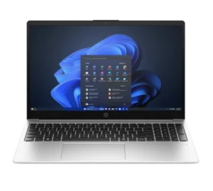 Portátil HP 250R G10 15,6 polegadas Core 7 150U 8GB 512GB SSD, vista frontal.