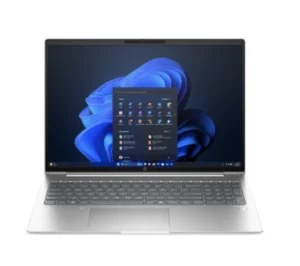 Portátil HP ProBook 4 G1i 16 polegadas, Core Ultra 7 255U, 16GB RAM e SSD 512GB, vista frontal.