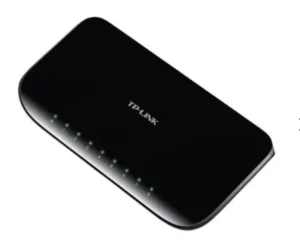 tp-link-tl-sg1008d-switch-8-portas-vista-angular Switch TP-Link TL-SG1008D 8 Portas Gigabit vista angular