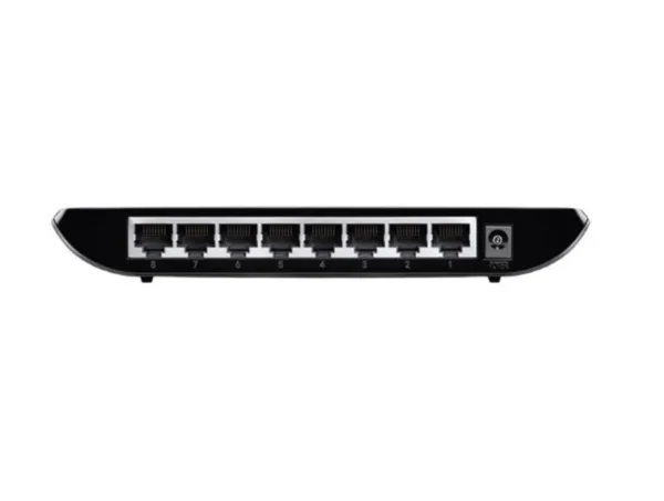 Switch TP-Link TL-SG1008D 8 Portas Gigabit vista traseira