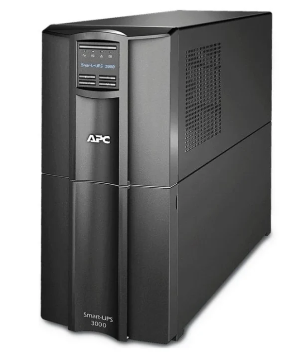 UPS APC Smart-UPS SMT3000IC 3000VA 2700W, formato torre, vista frontal.